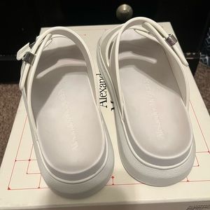 Womens Alexander McQueen sandals size 38 will fit a size 37 foot also